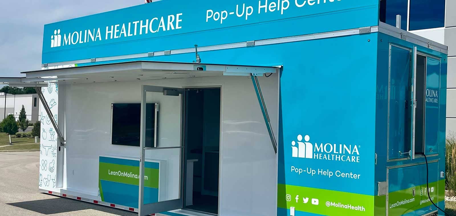 Patented Medical Drop Trailer